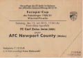 Eintrittskarte Jena : Newport