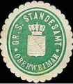Thuringia Oberweimar (hier Wappen Oberweimar)