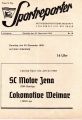 Dezember 1956 - Freundschaftsspiel bei Lok Weimar